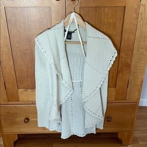 Lucky Brand Elegant Cream Women's Sweater